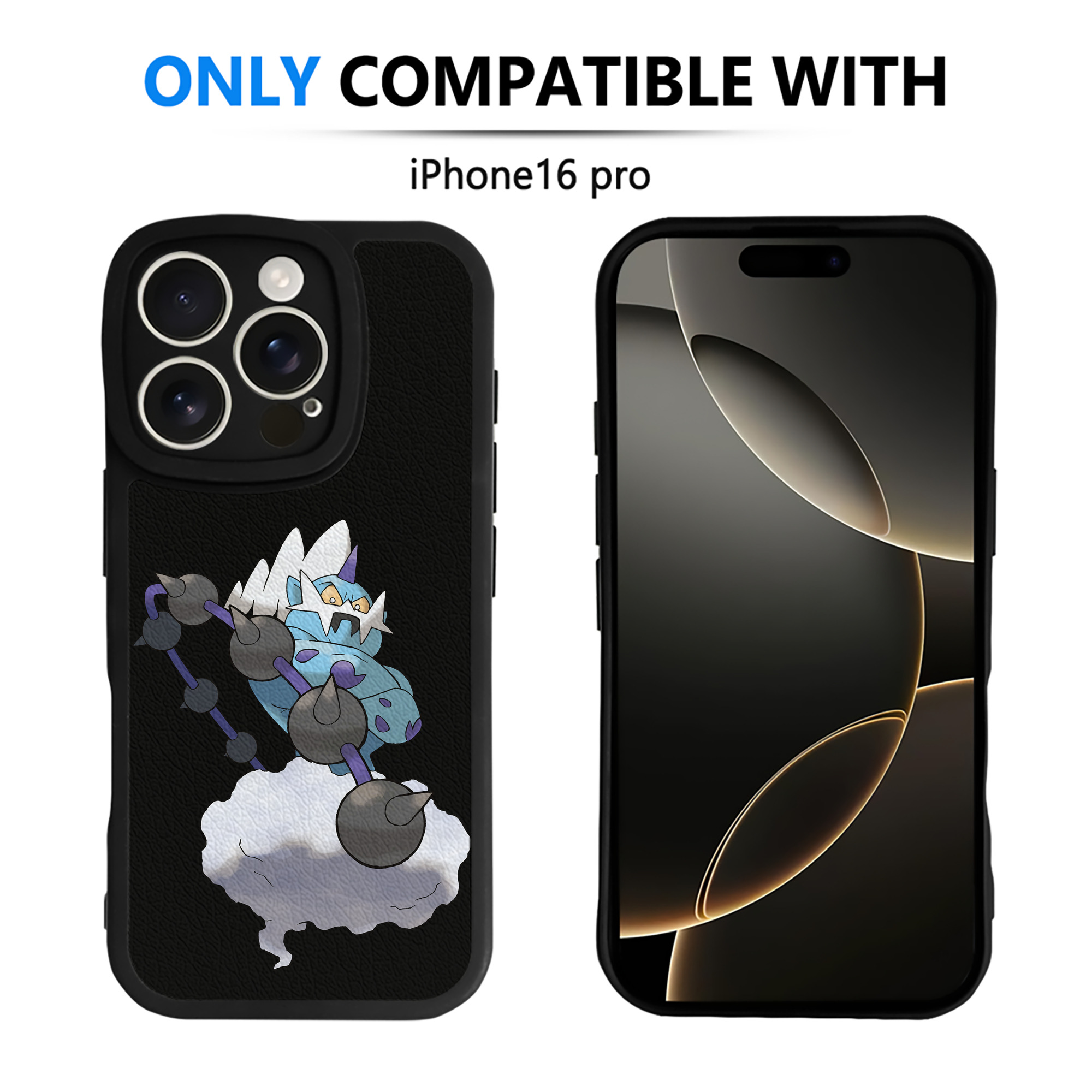 （画像用） ポケットモンスター Pokémon 【iPhone 16シリーズ対応】シリコンスマホケース（レザー調） 材質：シリコン